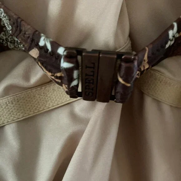 NWOT Spell Bianca Ruched One Piece Swimsuit Size Small - Picture 8 of 8